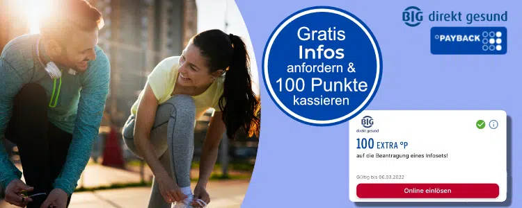 BIG Info-Set anfordern & 100 Payback-Punkte extra erhalten