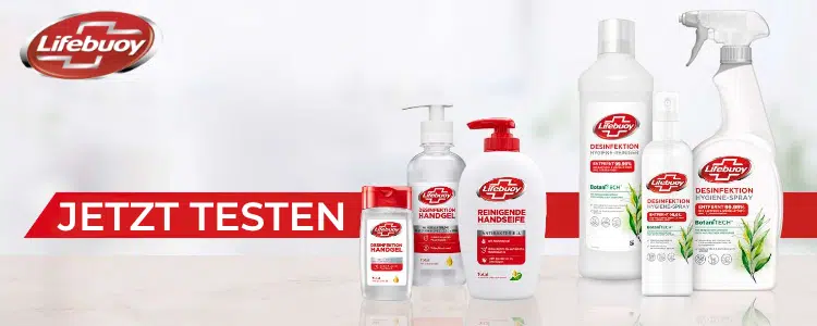 Lifebuoy gratis testen