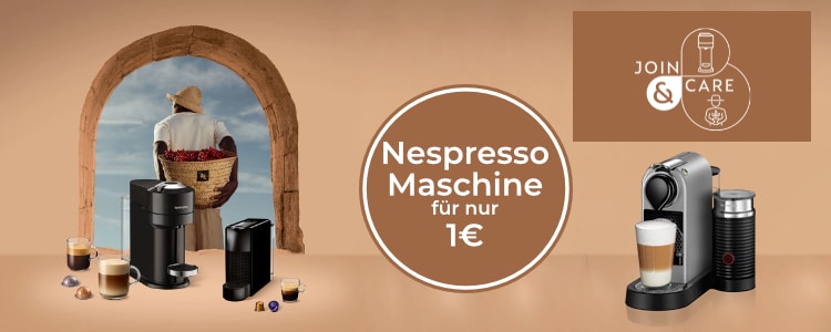 Nespresso für 1 Euro