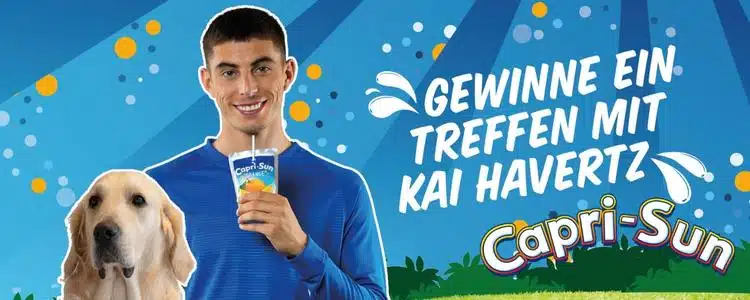Capri Sun Gewinnspiel Kai Havertz Treffen gewinnen