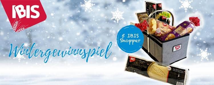 Ibis Gewinnspiel Wintergewinnspiel Produktpaket IBIS-Shopper gewinnen