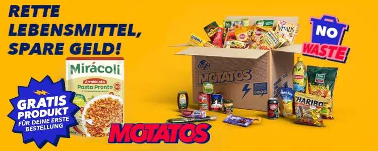Motatos Bestellung; 1. PRodukt gratis