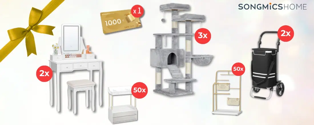 songmics Gewinnspiel; Produkte von Songmics