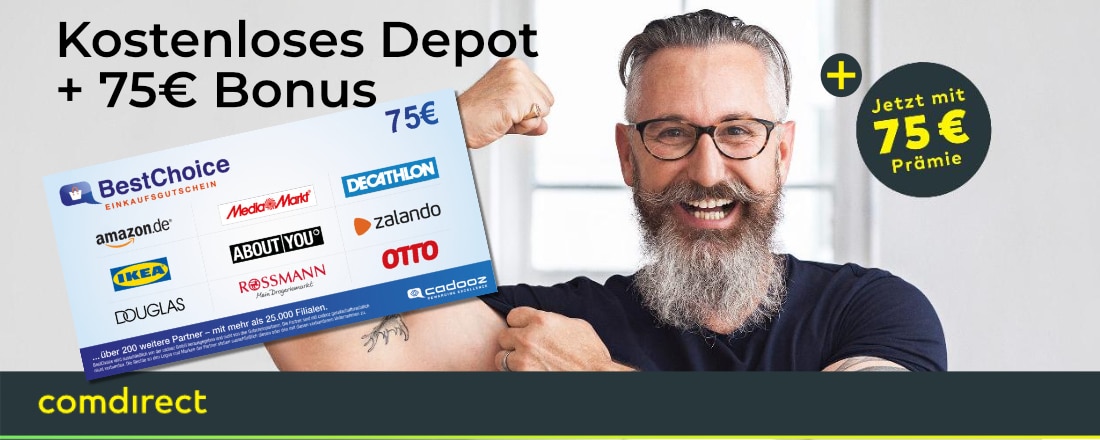 150€ Bonus Deal für das comdirect Depot