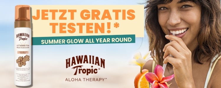 Hawaiian Tropic gratis testen