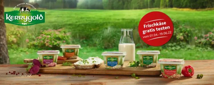 Kerrygold Frischkäse gratis testen