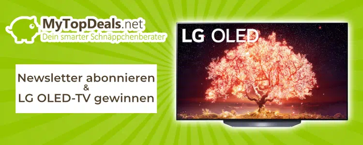 Gewinnspiel von MyTopDeals: OLED-TV gewinnen