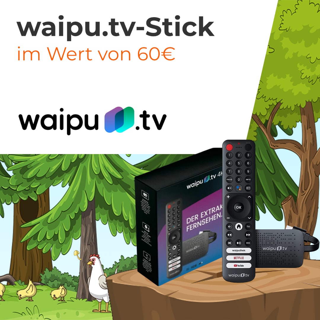waipu.tv 4K-Stick gewinnen