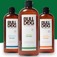 3 Duschgels der Marke Bulldog