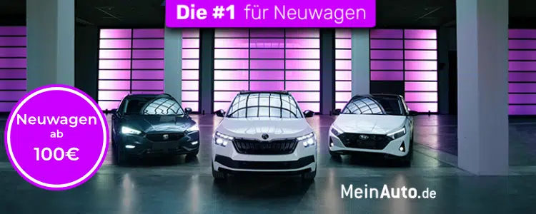 Neuwagen bei MeinAuto.de für 100€ im Monat