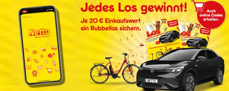 Netto Rubbellos-Gewinnspiel