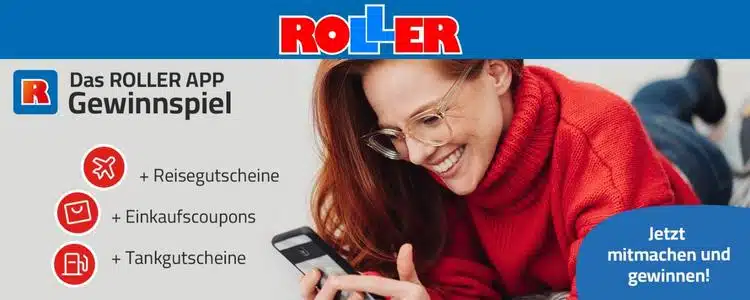 App-Gewinnspiel bei Roller