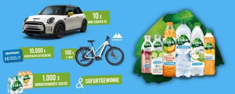 Volvic Outdoor-Gewinnspiel