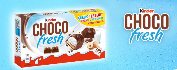kinder Chocofresh gratis testen