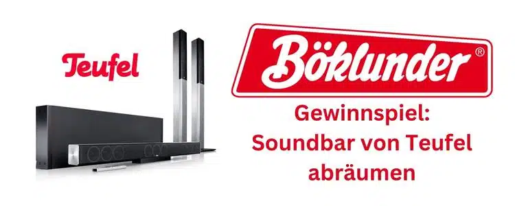 Teufel Soundbar bei Böklunder gewinnen