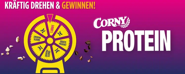 Corny-Gewinnspiel Glücksrad