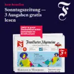 FAZ am Sonntag; Probeabo