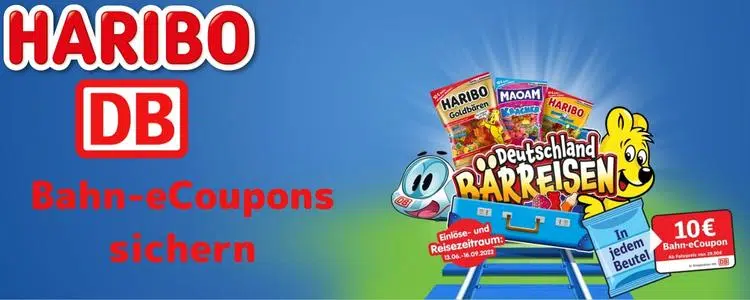 DB-eCoupons bei Haribo sichern