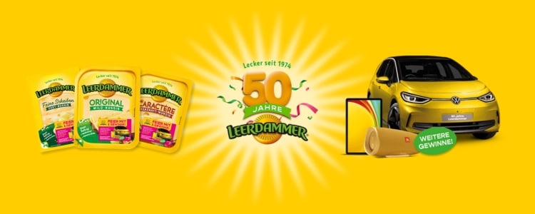 Leerdammer-Gewinnspiel 50 Jahre
