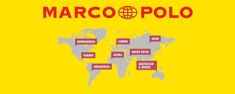 MARCO POLO Weltkarte für Reiseführer