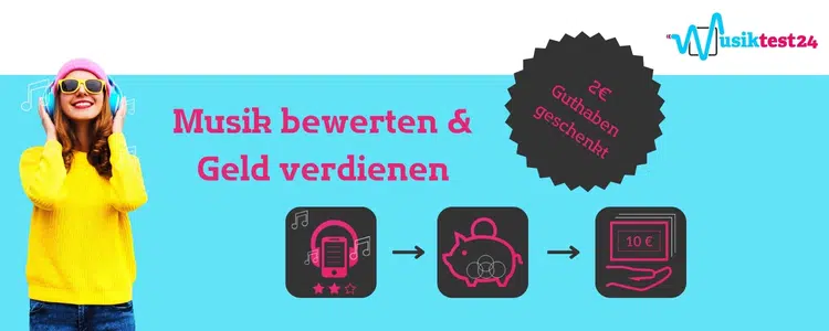 Musiktest24; Musik bewerten & Geld verdienen