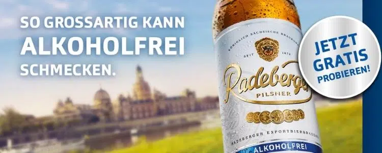 Radeberger Alkoholfrei gratis testen