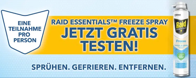 Raid Freeze Spray testen