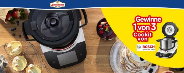 Zimmermann-Gewinnspiel BOSCH Cookit