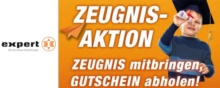 Zeugnis-Aktion von expert