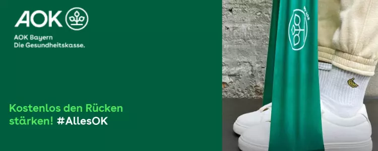 AOK verschenkt Fitnessband
