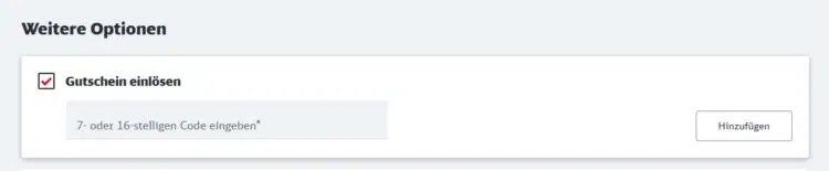 Gutschein bei Deutscher Bahn einlösen