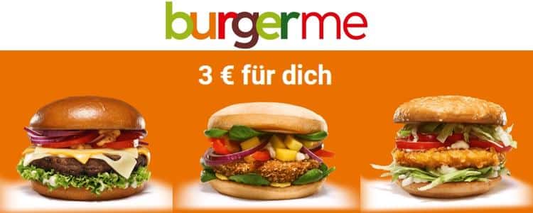 drei Euro Rabatt bei Burgerme