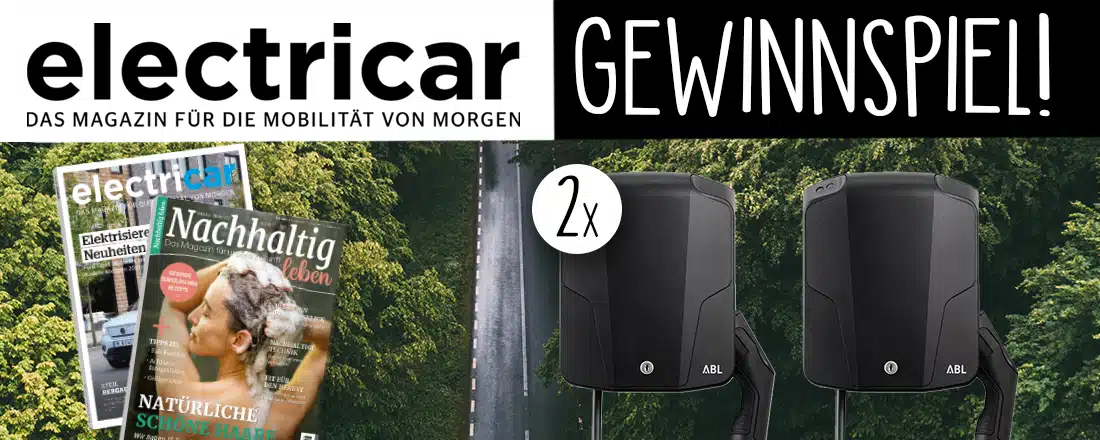 Leserumfrage-Gewinnspiel von electricar; Wallbox gewinnen