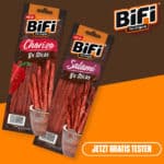 BiFi Salami Sticks gratis testen