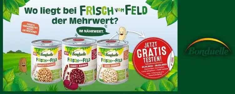Bonduelle Frisch vom Feld gratis testen