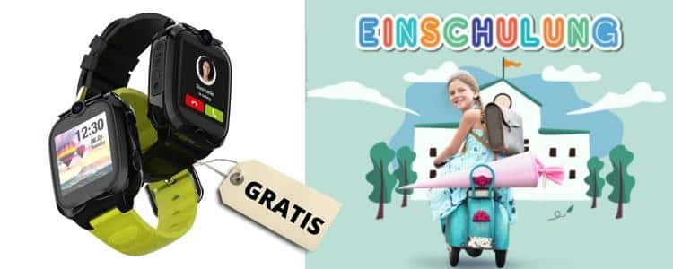 Gratis Smartwatch für Kinder zur Einschulung