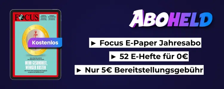 Focus E-Paper Jahresabo Aboheld