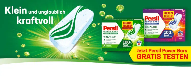 Persil Power Bars gratis testen