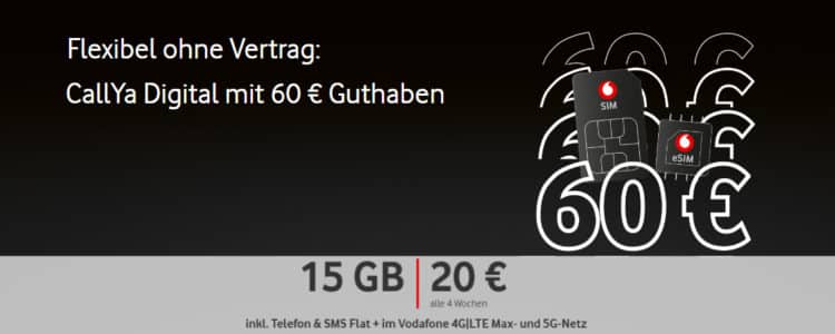 Vodafone 60€ Bonus
