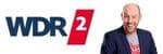 WDR 2 Logo und Sven Pistor