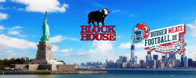 BLOCK HOUSE Gewinnspiel: New York-Reise inklusive NFL-Tickets