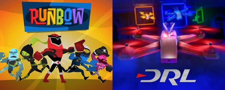 Runbow & The Drone Racing League Simulator kostenlos bei Epic