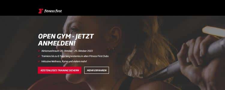 Open Gym bei Fitness First