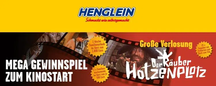 Henglein verlost Preise zum Start von "Der Räuber Hotzenplotz"