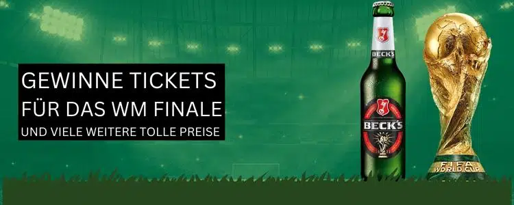 Beck's verlost Tickets für das WM-Finale 2022