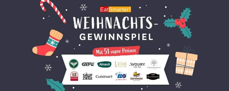 EatSmarter veranstaltet großes Weihnachts-Gewinnspiel