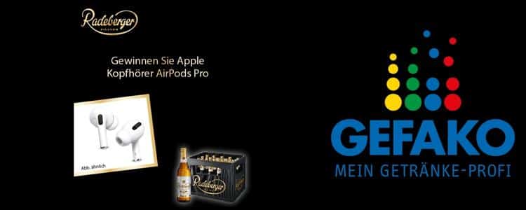GEFAKO und Krombacher verlosen Apple AirPods Pro