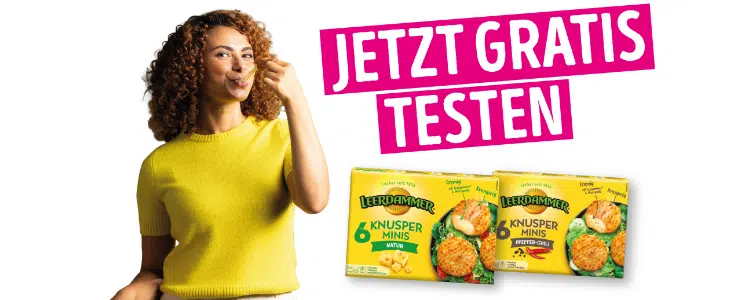 Leerdammer Knusper-Minis gratis testen