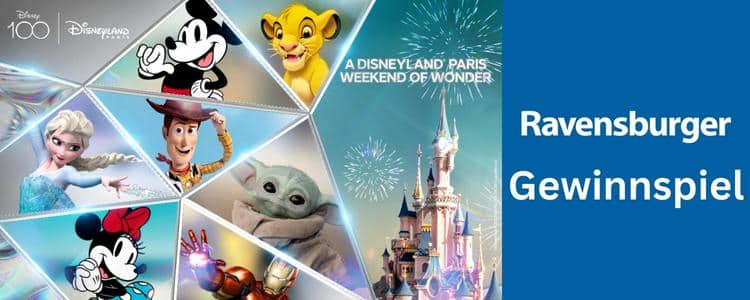 Disneyland Paris Gewinnspiel Reise nach Paris gewinnen Ravensburger Gewinnspiel