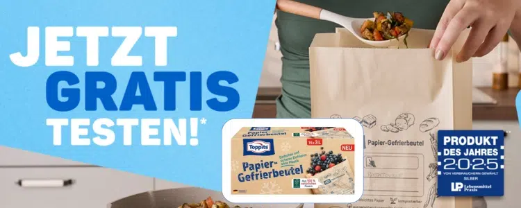 Toppits Gefrierbeutel gratis testen